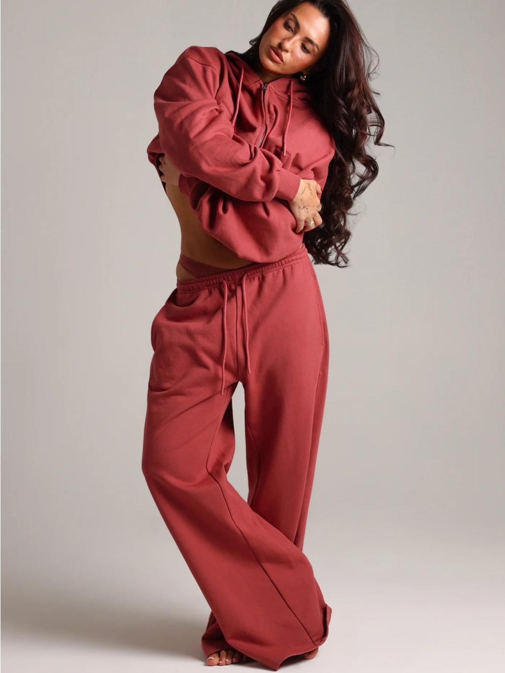 Berry Glaze sweatpants set